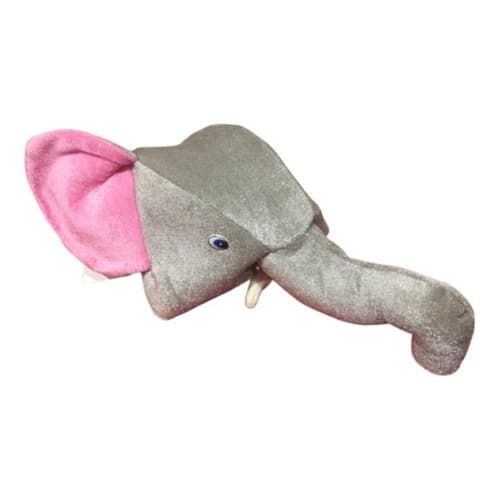 Kit C/3 Chapeu Poliester Cabeca Elefante 20x30cm