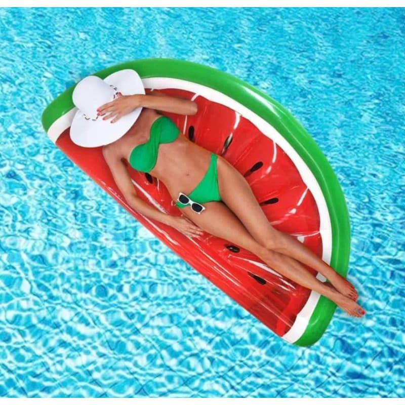 Boia Colchão Flutuante Adulto Melancia Blogueira Praia Piscina Clube 1,78CM