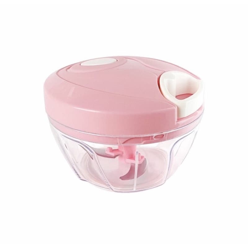 Mini Processador de Alimento Manual com 3 Lâminas