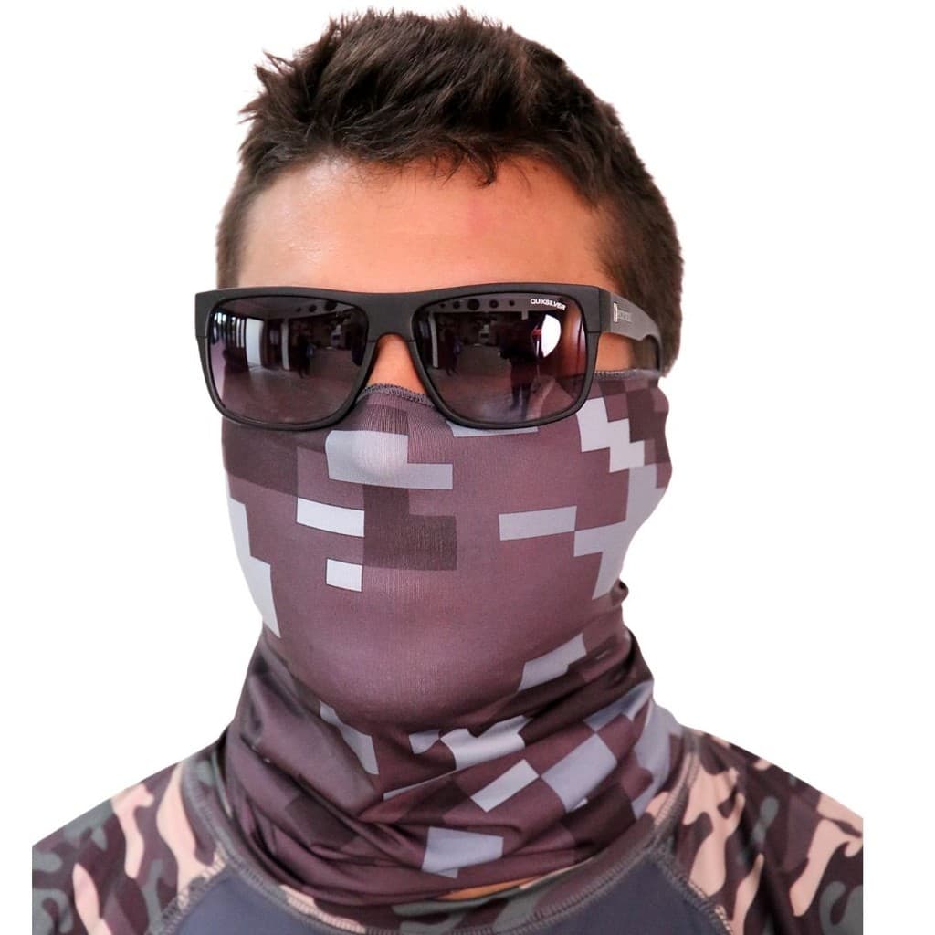 Buff Bandana Ciclismo Pesca Uv50 - Camuflado Digital Urbano