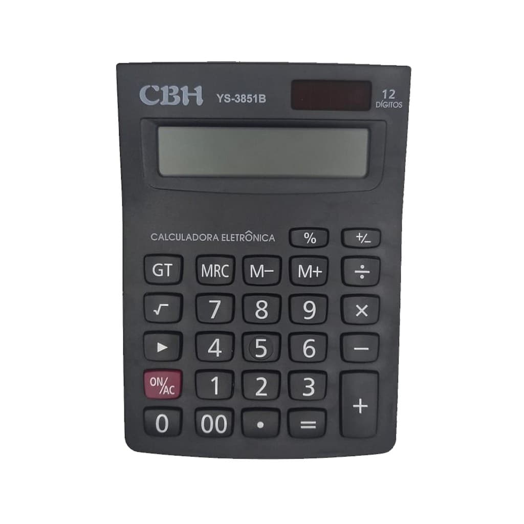 Calculadora De Mesa YS-3851B Comercial Escritório sala 12 Dígitos - Estoque no Brasil