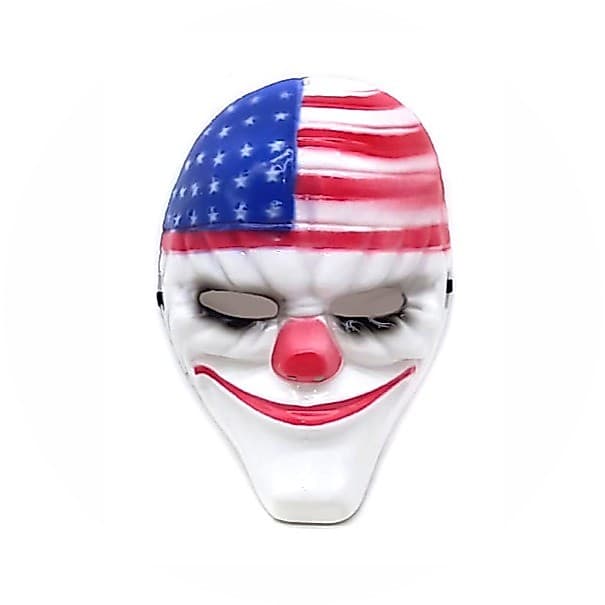 Máscara Palhaço Americano - Carnaval Halloween
