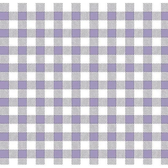 Tecido Tricoline Xadrez Smart, Lilás e Branco, cor 16, 50 x 150 cm, Caldeira