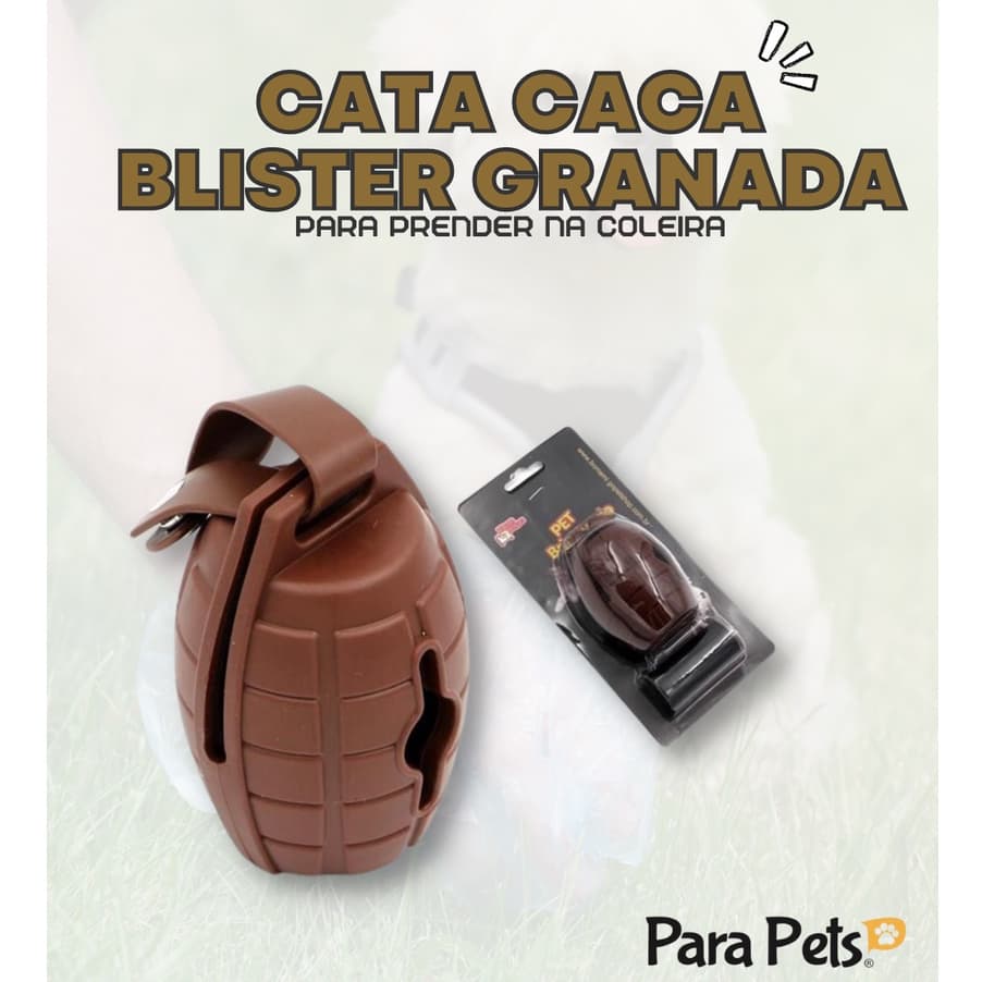 CATA CACA BLISTER FORMATO GRANADA PARA CACHORRO CÃES