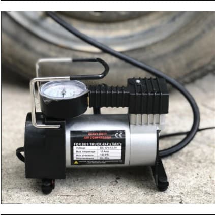 Compressor De Ar Veicular Profissional Portátil 12v Carro