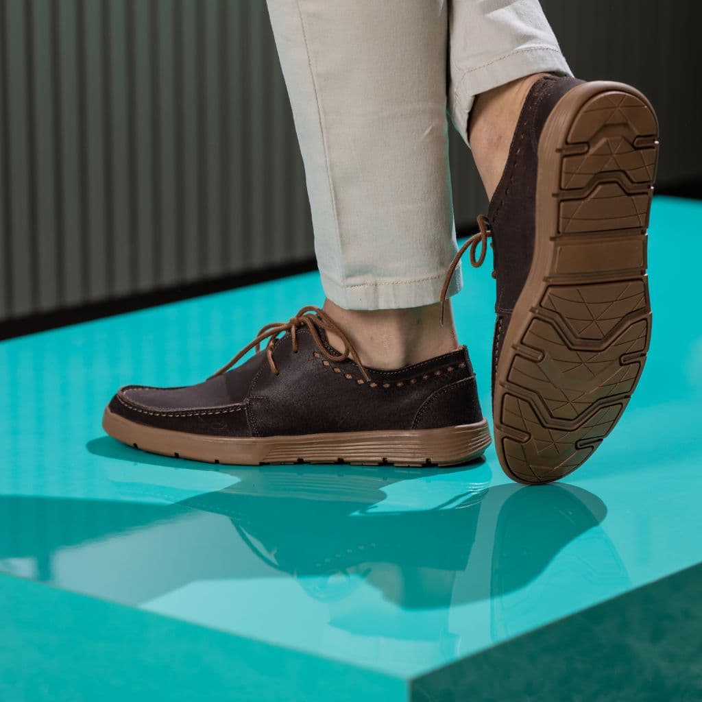 Sapato Mocassim Masculino 100% Couro Legítimo Dockside Modelo Alfa Couro Camurça