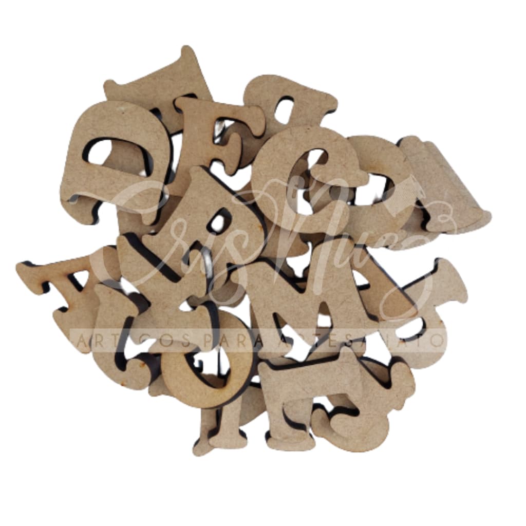 kit 104 letras a escolher NO ATO DA COMPRA mdf 6mm letras alfabeto 4cm altura Cris Artesanatos