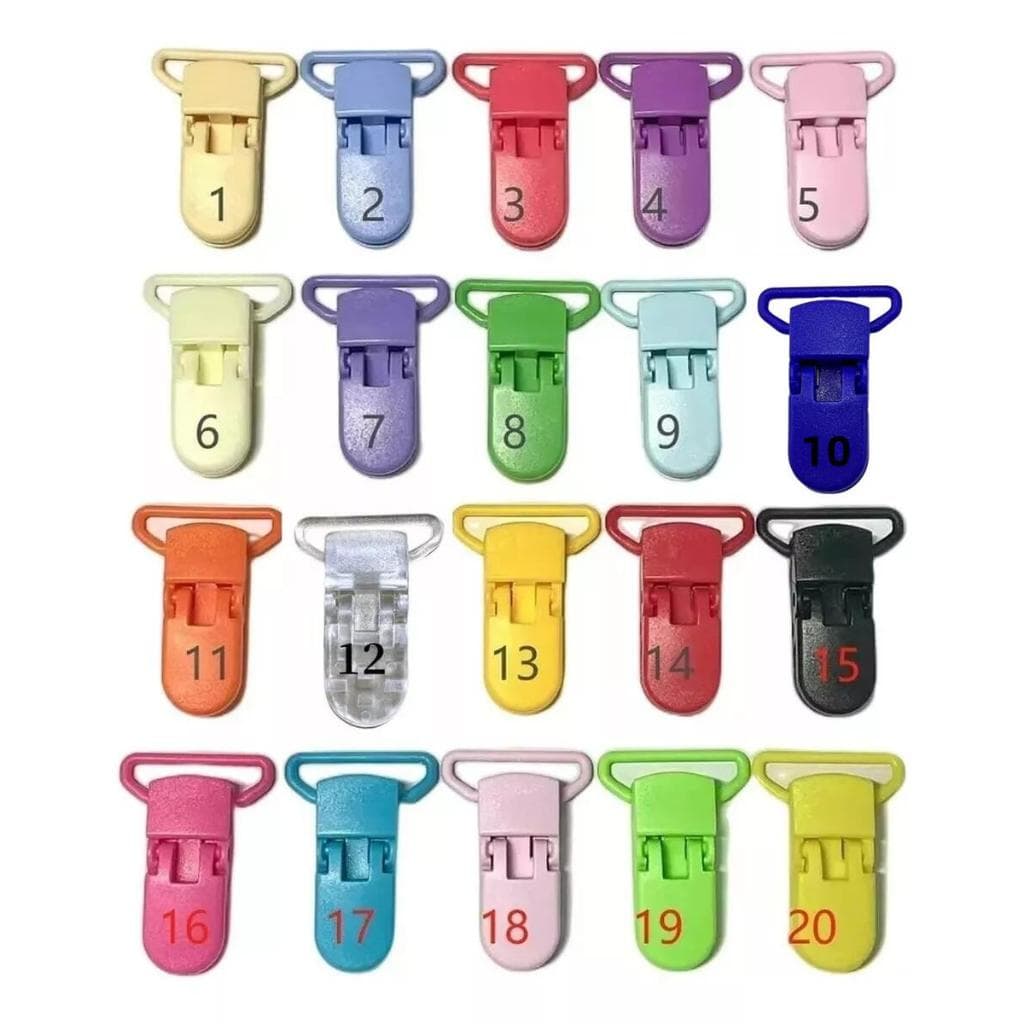 100 Pcs Prendedor De Chupeta Clip Jacaré