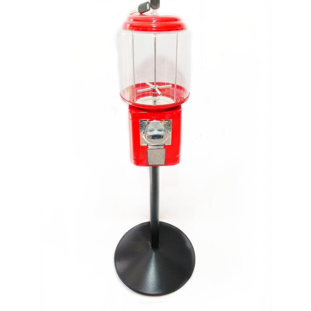 Kit Máquina De Bolinha Pula Pula 27mm + Pedestal Redondo Vending Machine Máquina Moedas ou Fichas