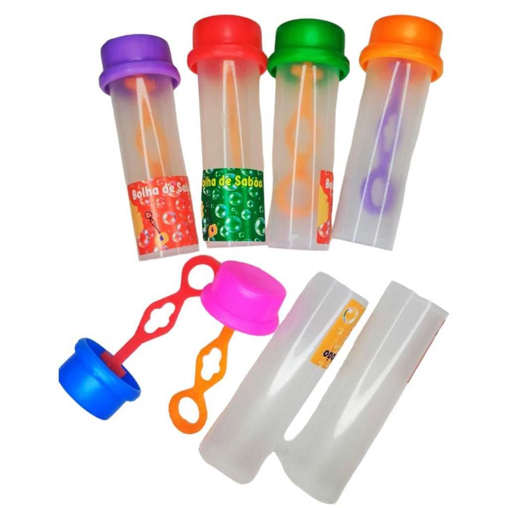 15 Bolha de Sabão  sem Liquido Brinquedo Infantil Para Kit Festa Lembrancinha Aniversario Prenda