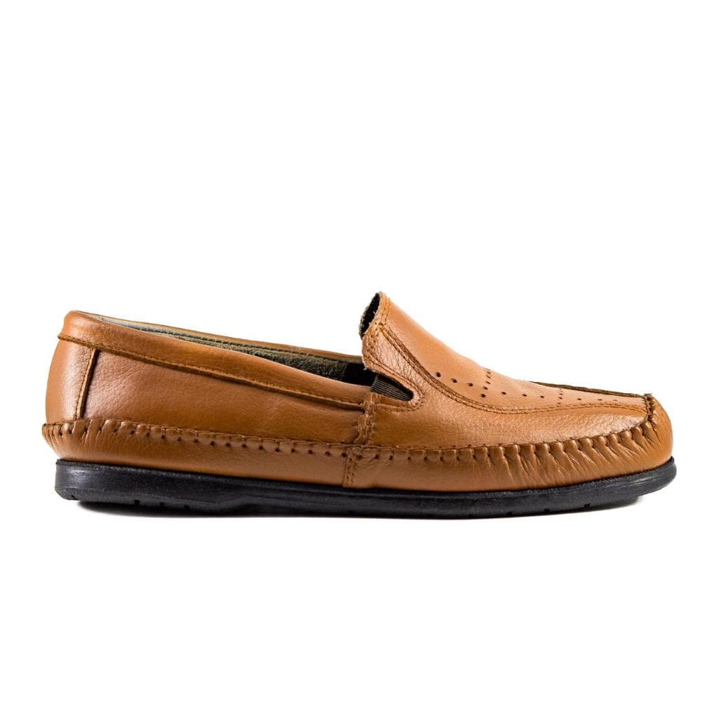 Sapato Sapatilha  Mocassim Masculino de Couro Legitimo Ortopédico Anti Stress