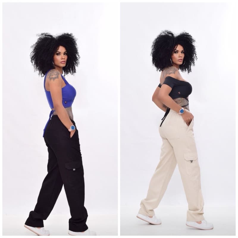 KIT 2 - Cargo Skate Sarja Bolso Lateral Larga Unissex