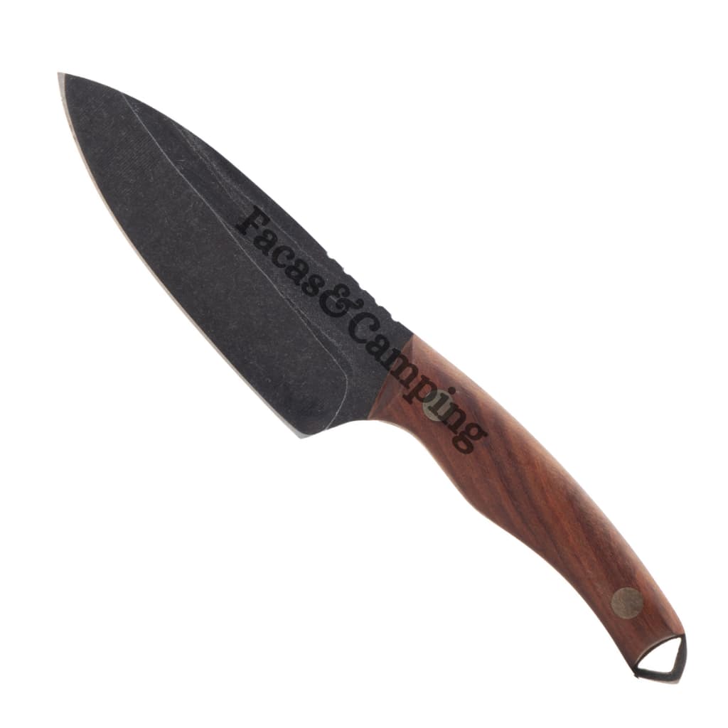 Faca Campeira Country 19cm Caça Pesca Churrasco Luxo Fulltang Aço Inox Com Bainha