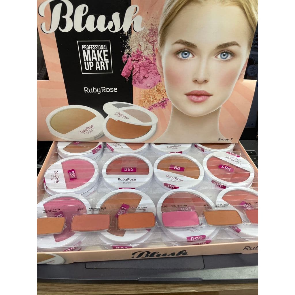 Ruby Rose super pigmentada  Blush HB6106 HB6104