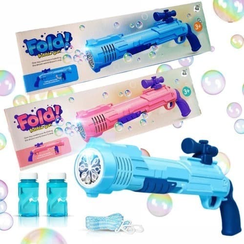 Brinquedo Super Lança Bolhas Bolas de Sabão / Maquina Elétrica