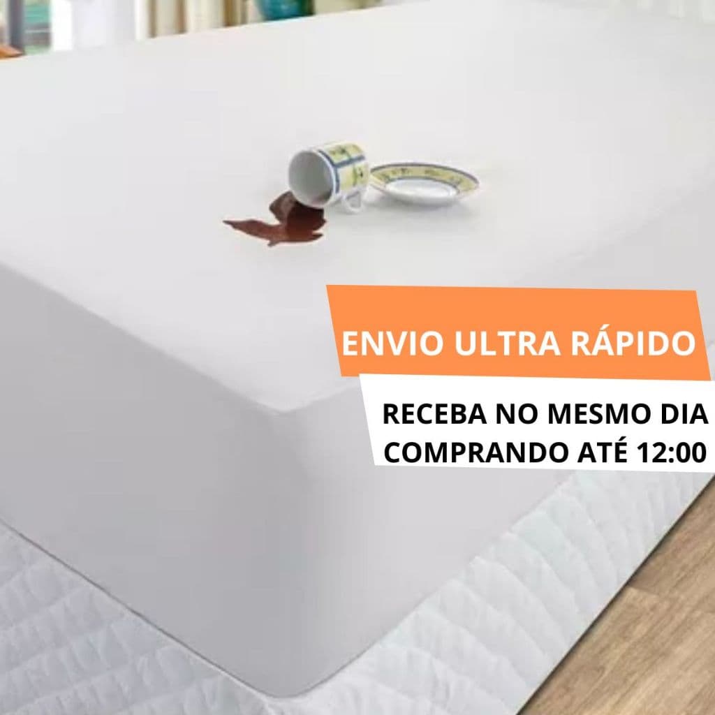 Capa Protetora Colchão Queen Impermeável Master Comfort Contra Pó, Líquido, Sujeira, Fixa Firme