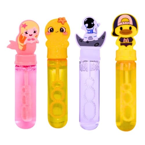 Kit 4 brinquedo Bastão Bolha De Sabão infantil Diversão lembrancinha festa criança sortidos bichinho