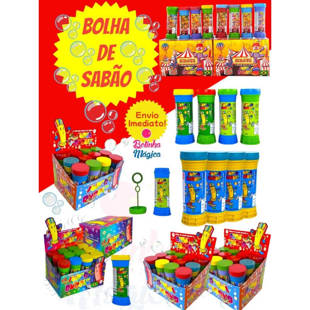 15 Bolha De Sabão Para kit Festa Lembracinha De Aniversario Infantil Prenda Bolinhas de Sabao novo