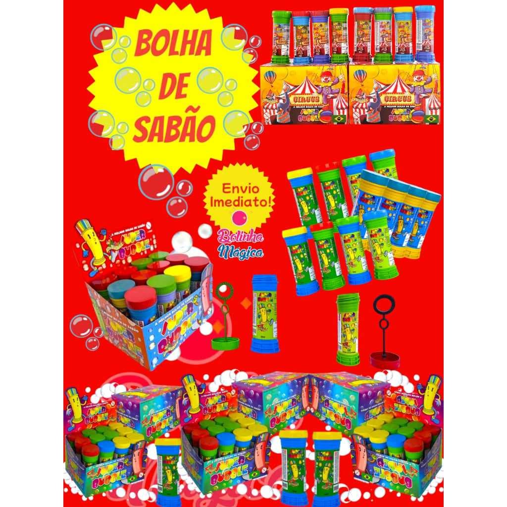 30 Bolha De Sabão Bolinha de Sabão Para  Kit Festa Aniversario Lembrancinha Prenda Quermesse novo