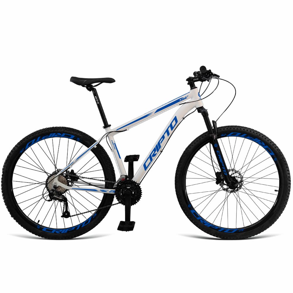 Bicicleta Aro 29 Cripto 24 Marchas Freio Disco e Suspensão
