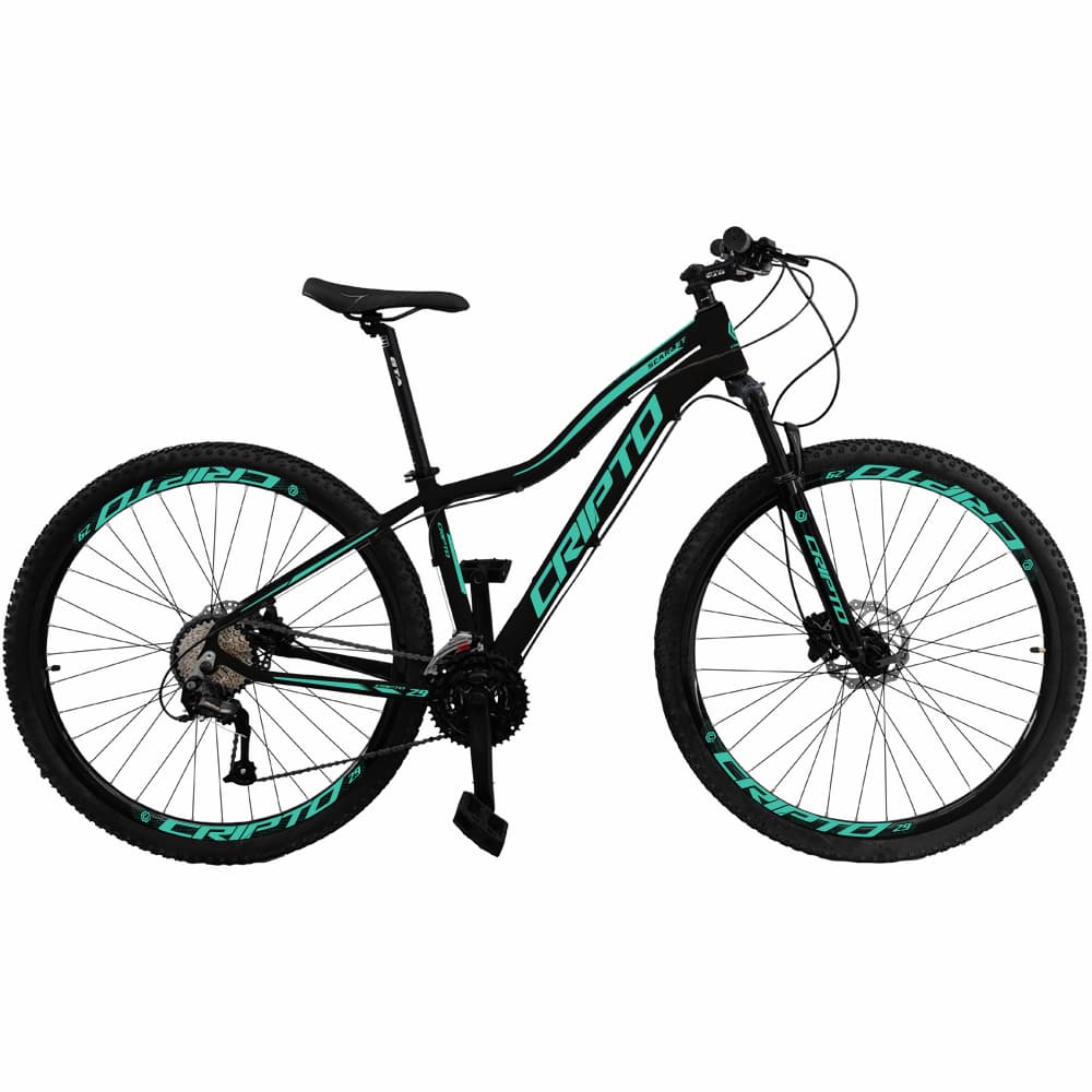 Bicicleta Aro 29 Cripto 24 Vel Freio Hidráulico e Suspensão