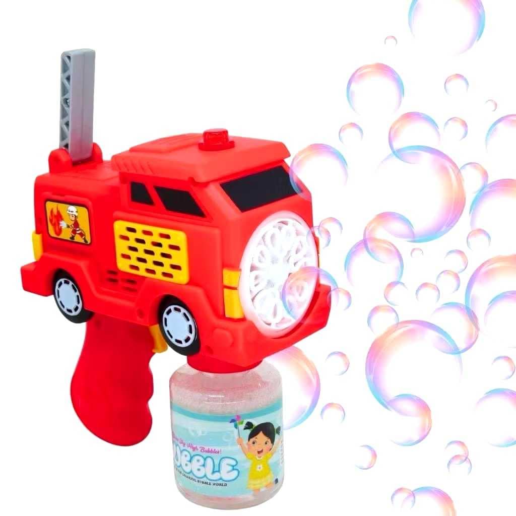 Máquina Lança Bolhas Sabão Pistola Automático Led Brinquedo