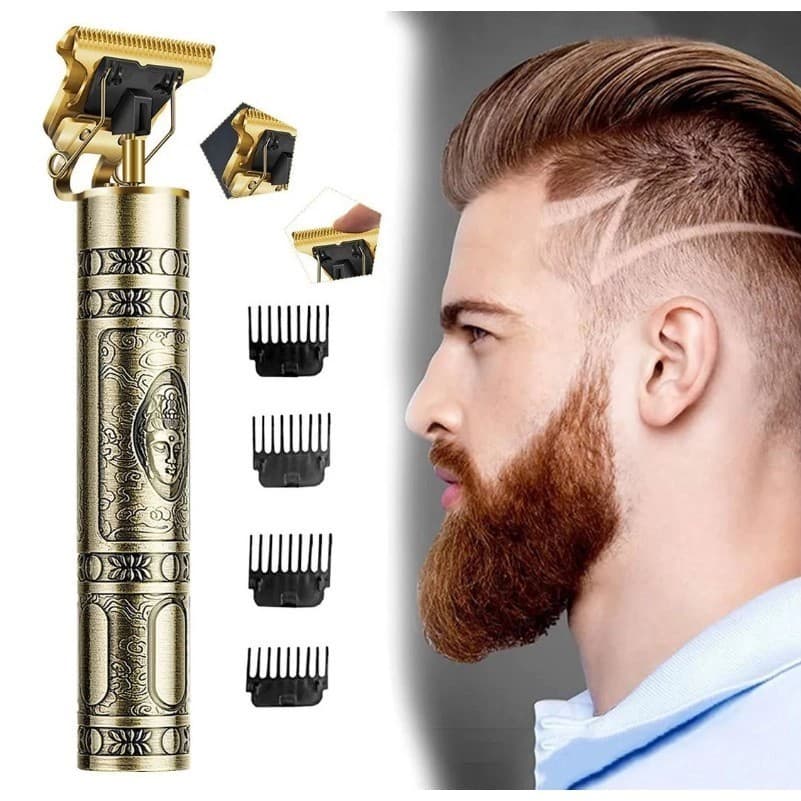 Máquina de cortar cabelo barbeiro dragão profissional elétrica bateria recarregável-k5