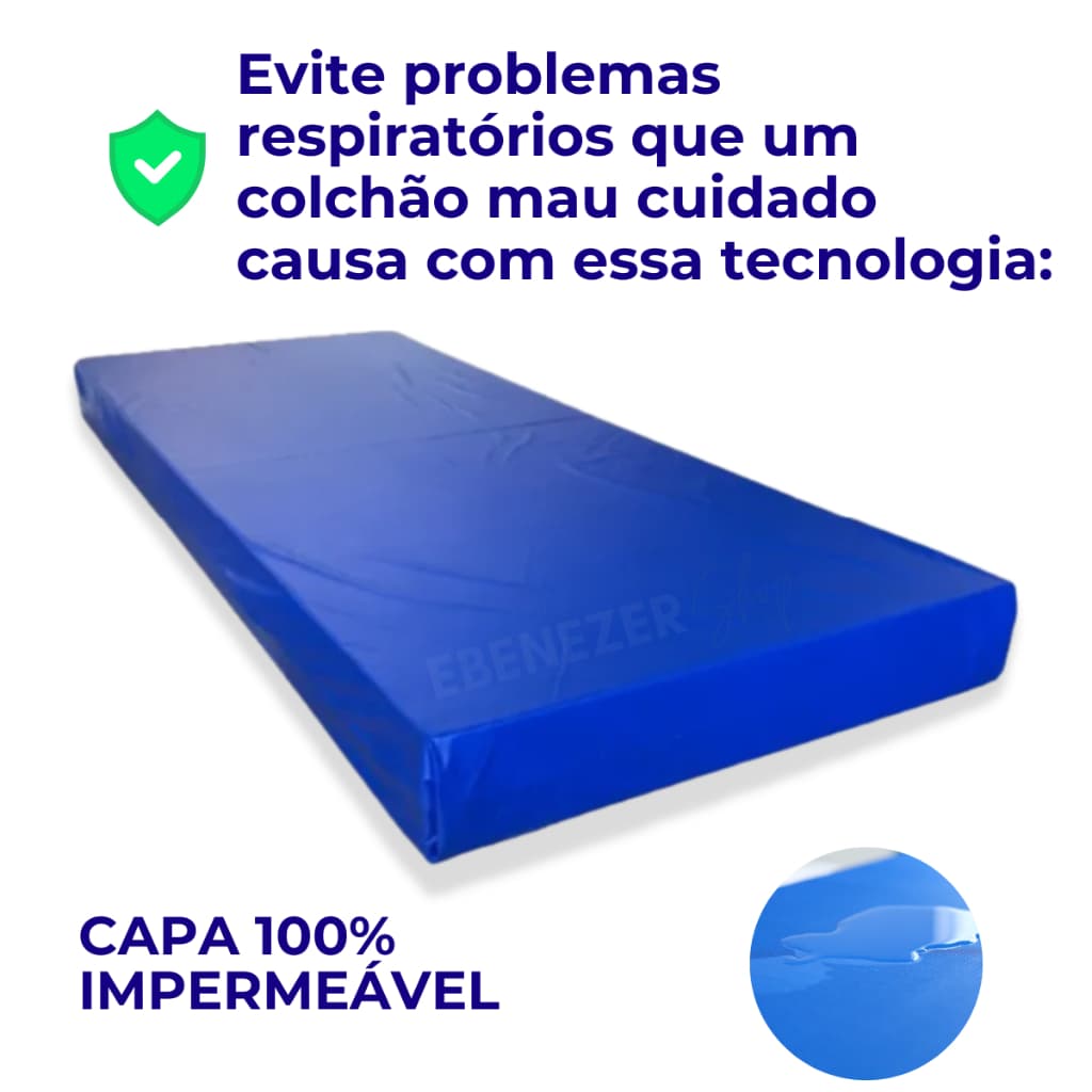 Capa Colchão Impermeável Antialérgico Silencioso Hospitalar Protetor Berço Solteiro Casal e Queen