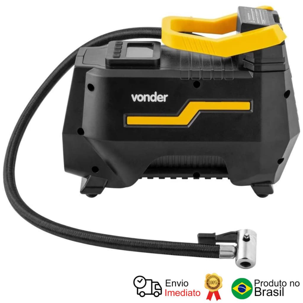 Compressor De Ar Elétrico Portátil CAV 150 12V Bivolt Vonder