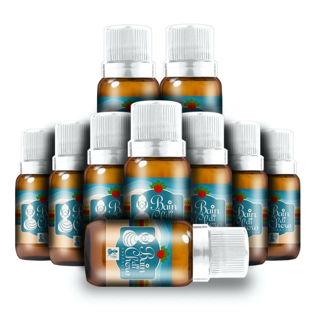 Kit 10 Essência Concentrada Aromatizante Lipossolúvel Para Velas Aromaticas e Incensos 10ml Escolha