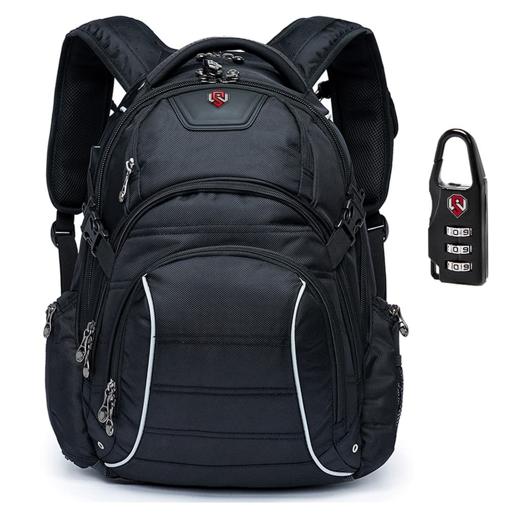 Mochila Swissport Executiva Notebook Usb Cadeado Embutido