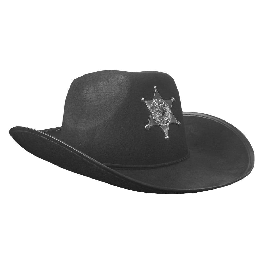 Chapéu Xerife com Distintivo - Fantasia Cosplay