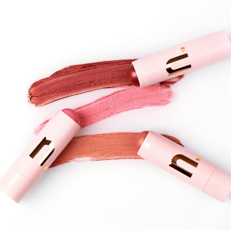 Stick Multifuncional Face Blush Batom Sombra Iluminador Nina Makeup Cores