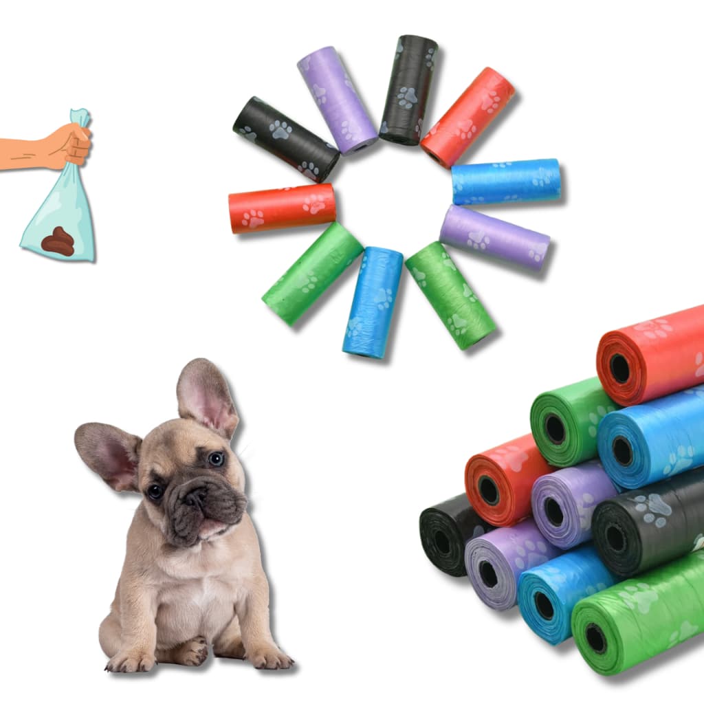 Saquinhos Cata Cocô para Pets – Rolinhos Coloridos, Resistentes e Higiênicos