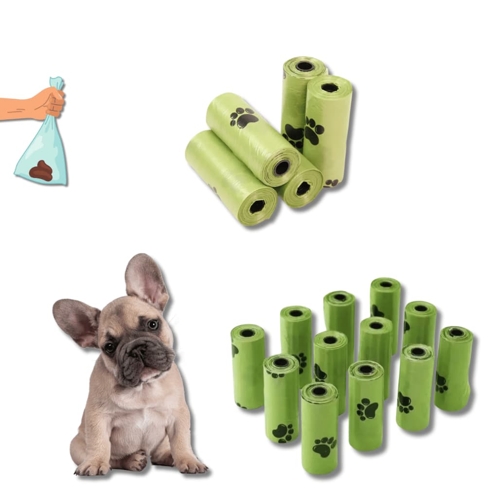 Saquinhos Cata Coco Rolinhos Lixo Higienico Cães Pet Biodegradável Patinhas - Diversas opções de Kit