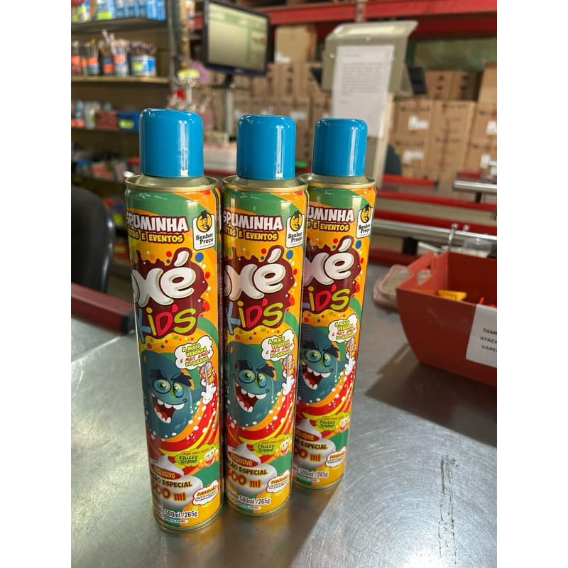 KIT COM 24 ESPUMINHAS AXÉ KIDS   BRANCA DE CARNAVAL - 500 ML  -    PROMOCIONAL - R$.9,99  Cada