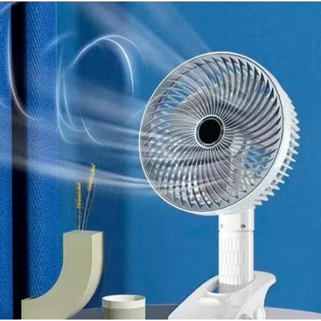 Ventilador Mini Portátil Usb 3 Potencias Mesa C/ Clipe LS980