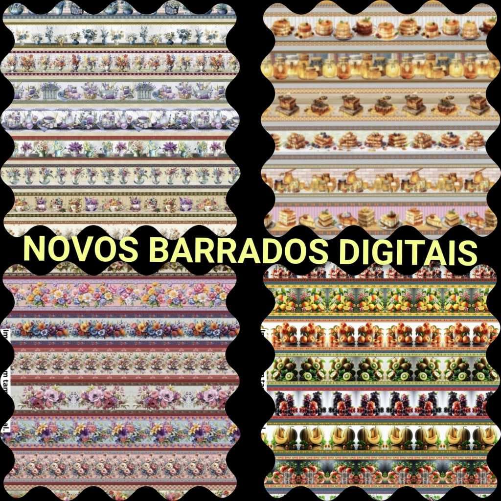 TECIDO TRICOLINE DIGITAL BARRADOS 100% ALGODÃO*LANÇAMENTO*(VENDAS A PARTIR DE 50 CM X 1,50 MT LARG).
