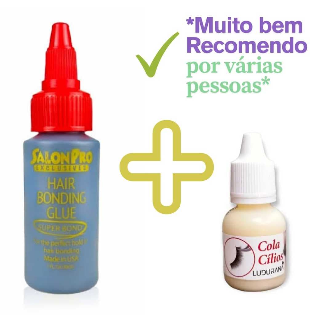Kit  cola Salon Pro 30 ml +  cola Ludurana 10 ml para cilios exclusives
