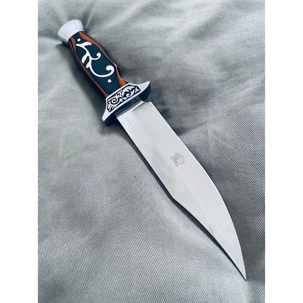 Faca De Churrasco Profissional Muito Afiada Luxo C/ Bainha Nylon 1181
