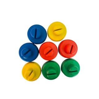 Ponteiras Coloridas para Cama Elástica – Kit de Reposição Durável
