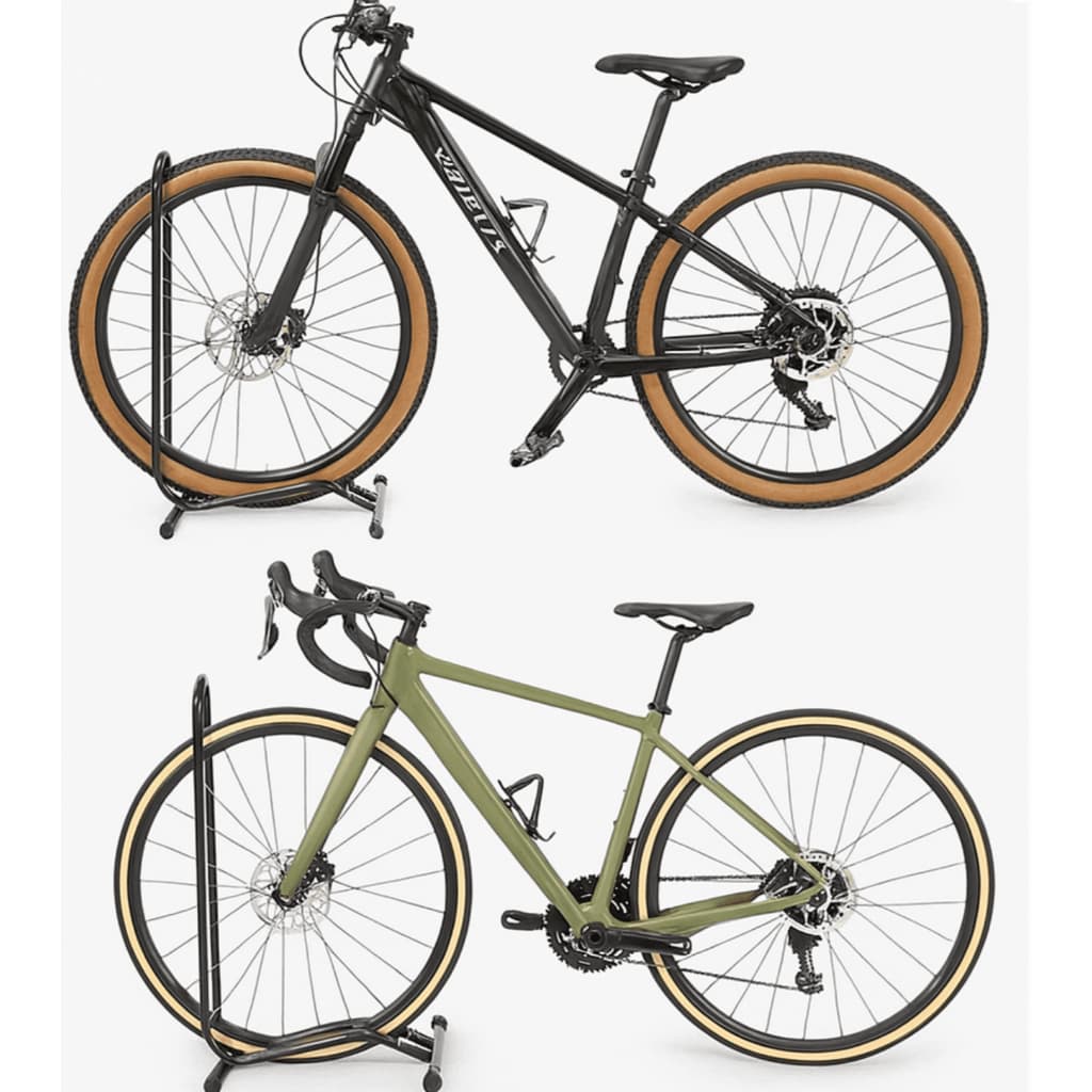 Suporte De Chão Para Bicicleta Bike Aro 20 A 29 Bicicletário kit completo