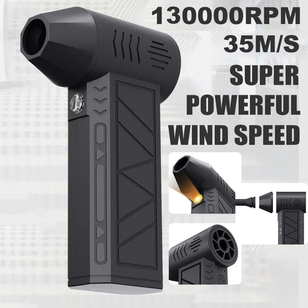 Soprador Turbo Portátil Ventilador Jato Alta Potência Com Lanterna Multifuncional Soprador Mini Turbo Recarregável