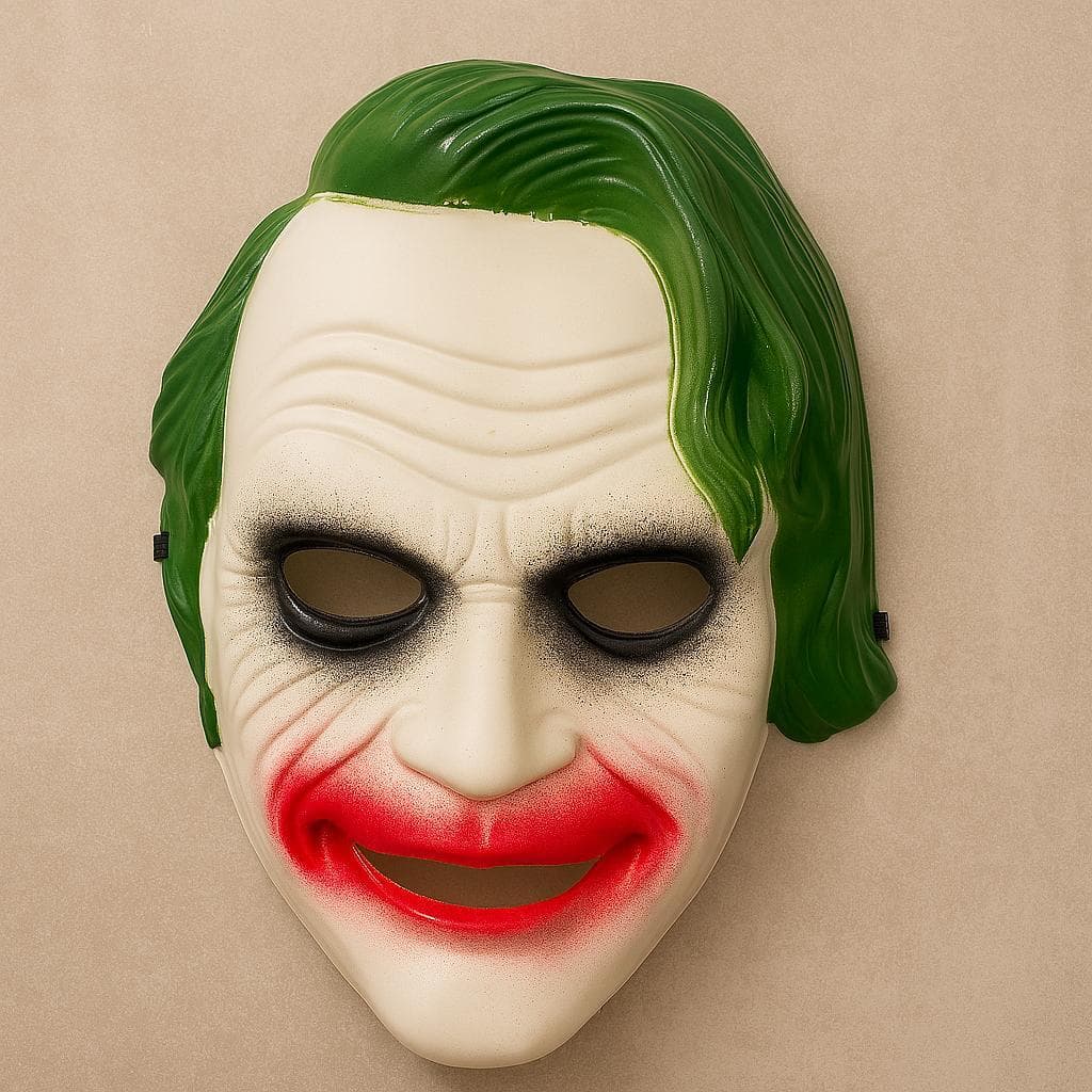 Máscara Fantasia Realista Coringa Halloween Carnaval Resistente