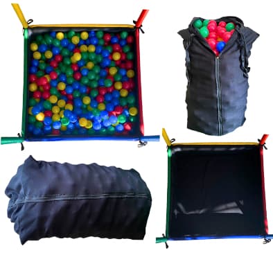 Saco de Armazenamento de Bolinhas para Piscina – 500 Bolinhas –  com Zíper