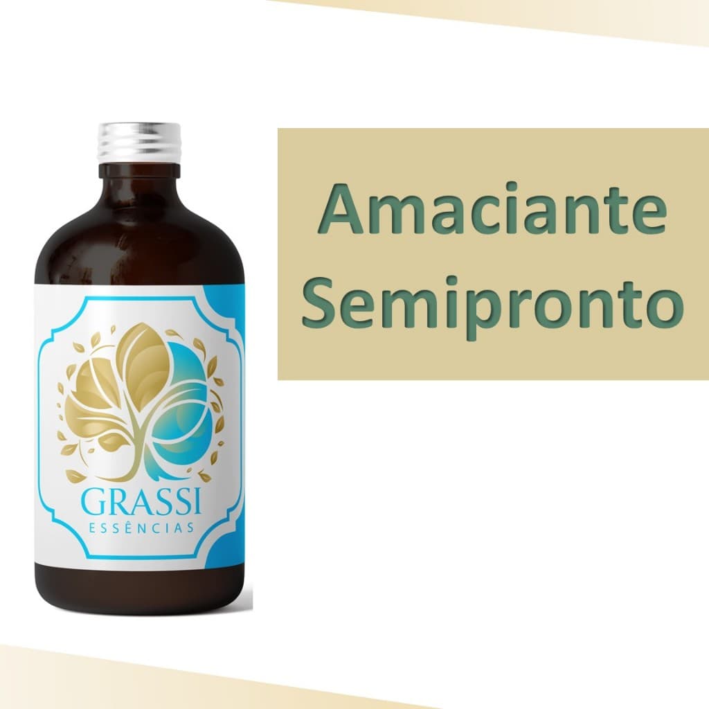 Amaciante Semi-Pronto 60ml | Adicione Água e Faça 5 LITROS de Amaciante | Grassi Essências