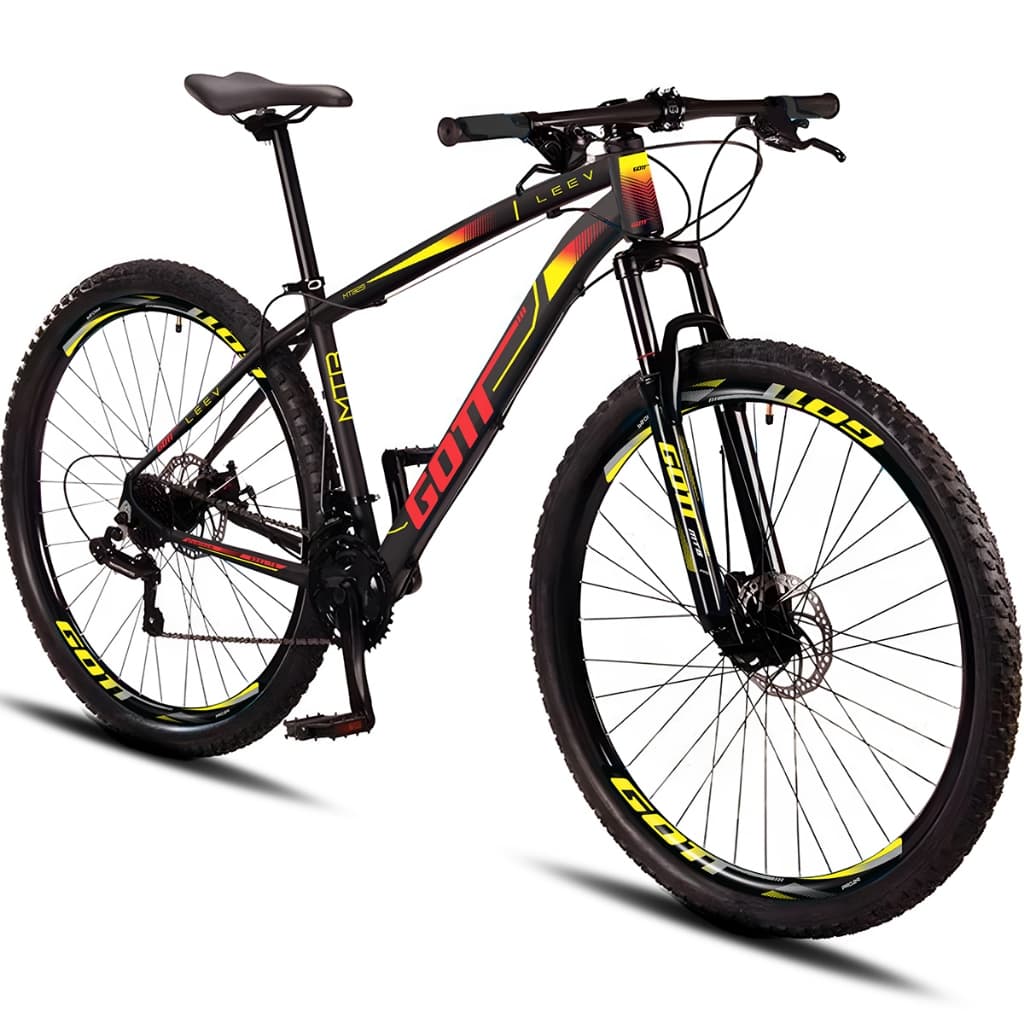 Bicicleta Aro 29 Alumínio Gott 24v Freio a Disco Leev