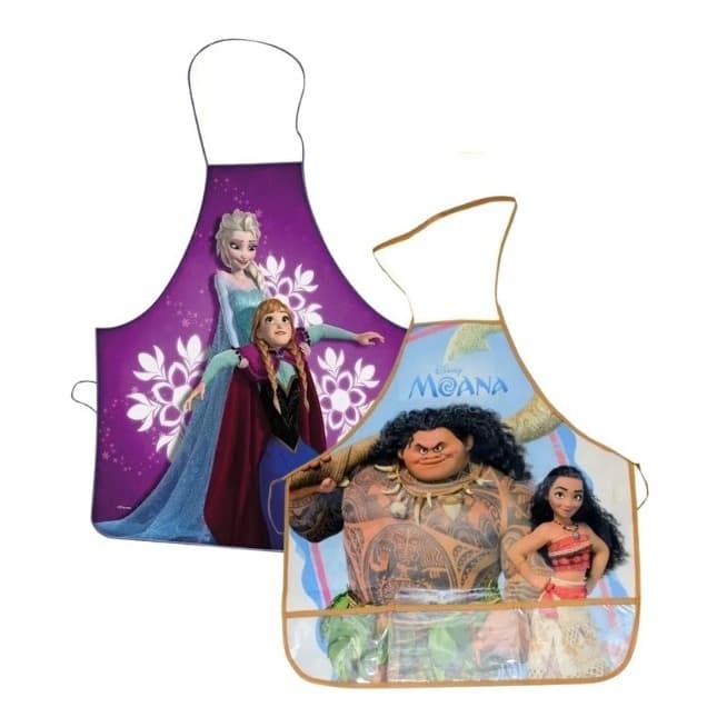 Avental Infantil Multiuso Moana Frozen Disney [LIQUIDAÇÃO]