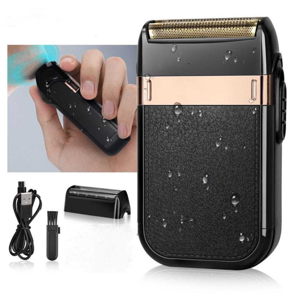 Máquina De Barbear Elétrico Recarregável Portátil Eletromex Barbeador Profissional Shaver Bivolt