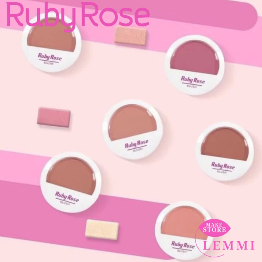 Mini blush Compacto Ruby Rose HB-6106